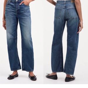 Madewell Darted Barrel-Leg Jean in Irmo Wash